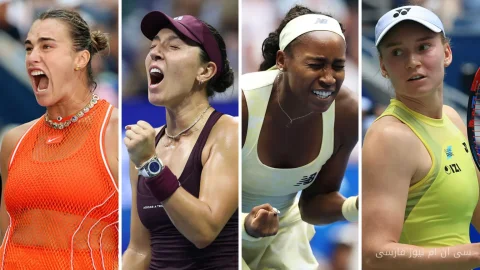 مبارزه‌ای تاریخی: چهار بذر برتر در نیمه‌نهایی US Open زنان